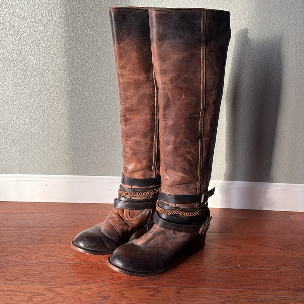 Naughty Monkey Leather Boots